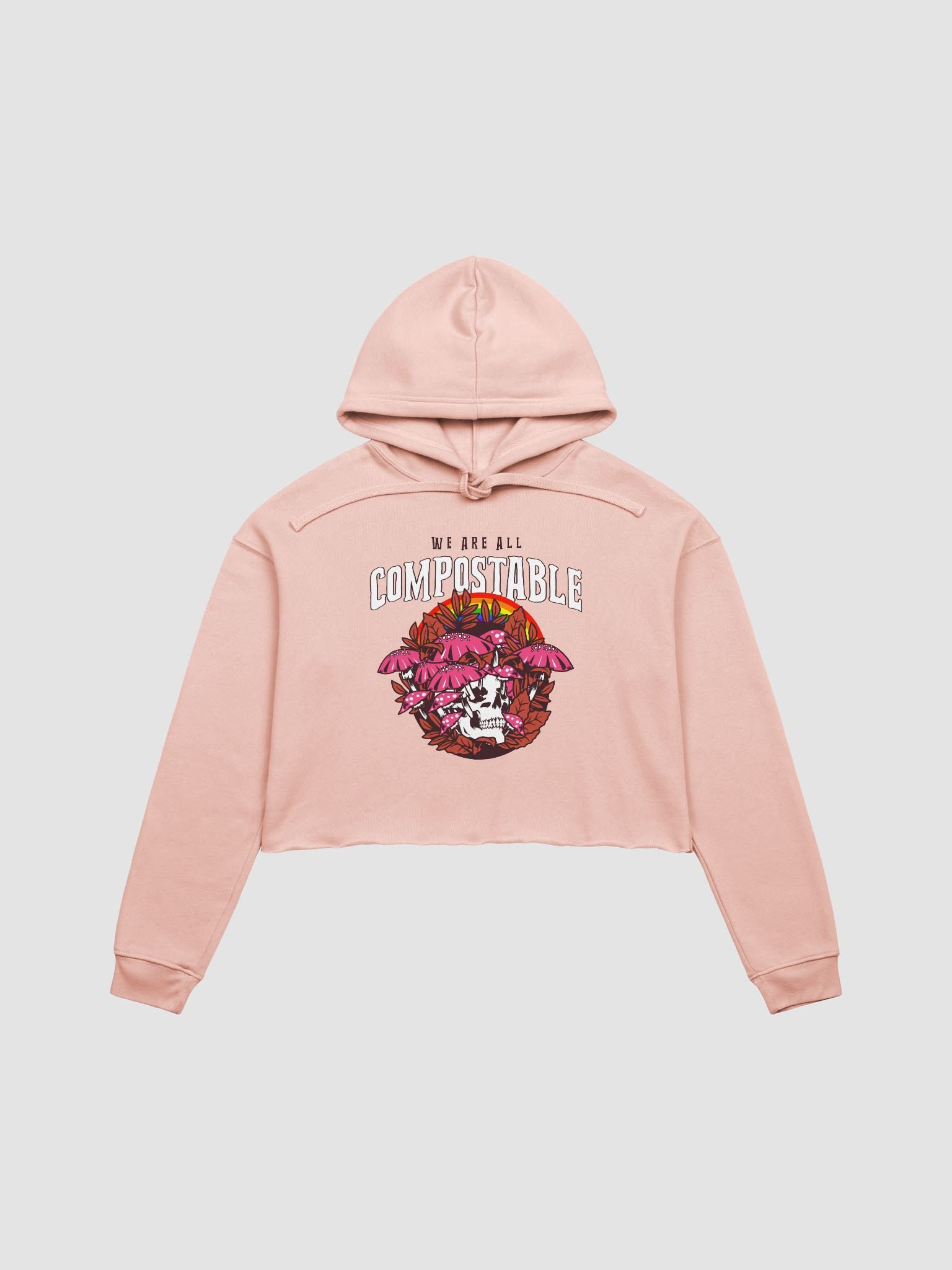 Future Compost fleece crop hoodie product image (10)