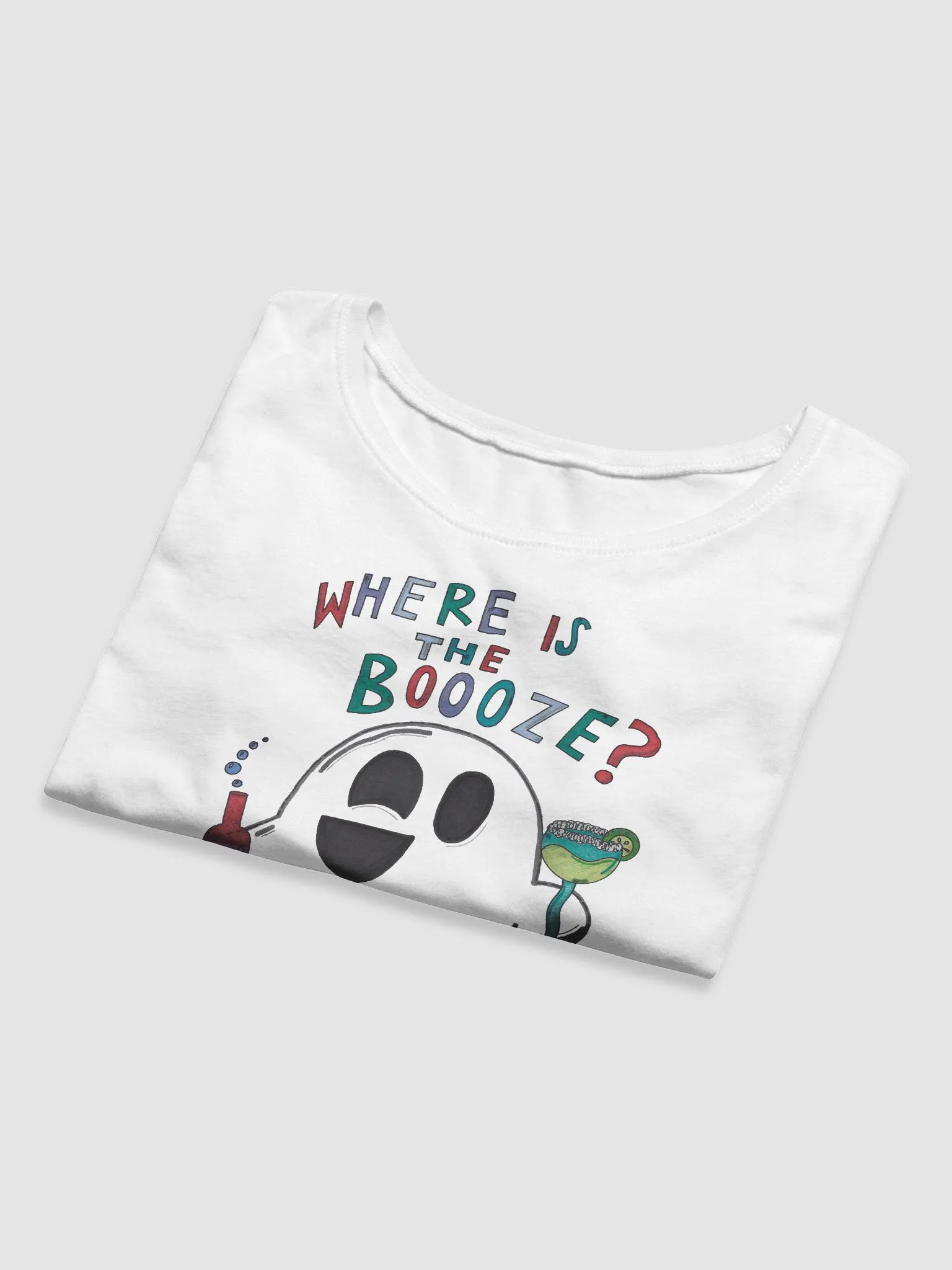BOOOZE Crop Top - White product image (8)