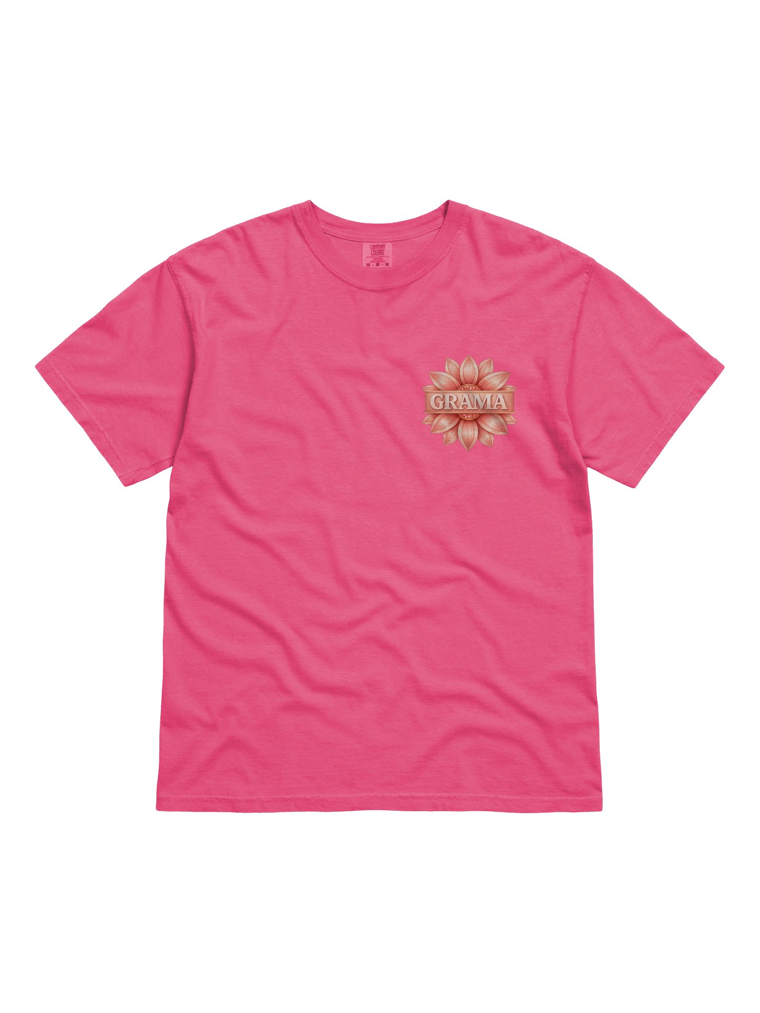 Personalized Grama Shirt Comfort Colors 1717 Custom Grandma Flower Name Shirt Gift for Grama Nana Mimi Grandmother Tee product image (1)