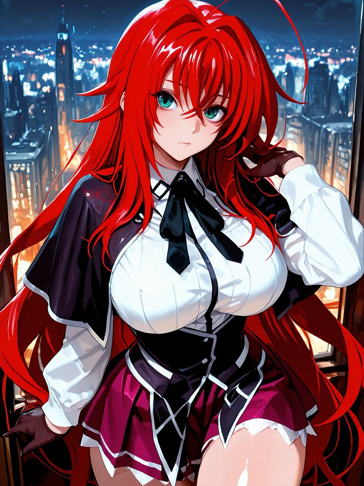 Queen of the Night Rias Metal Print product image (1)