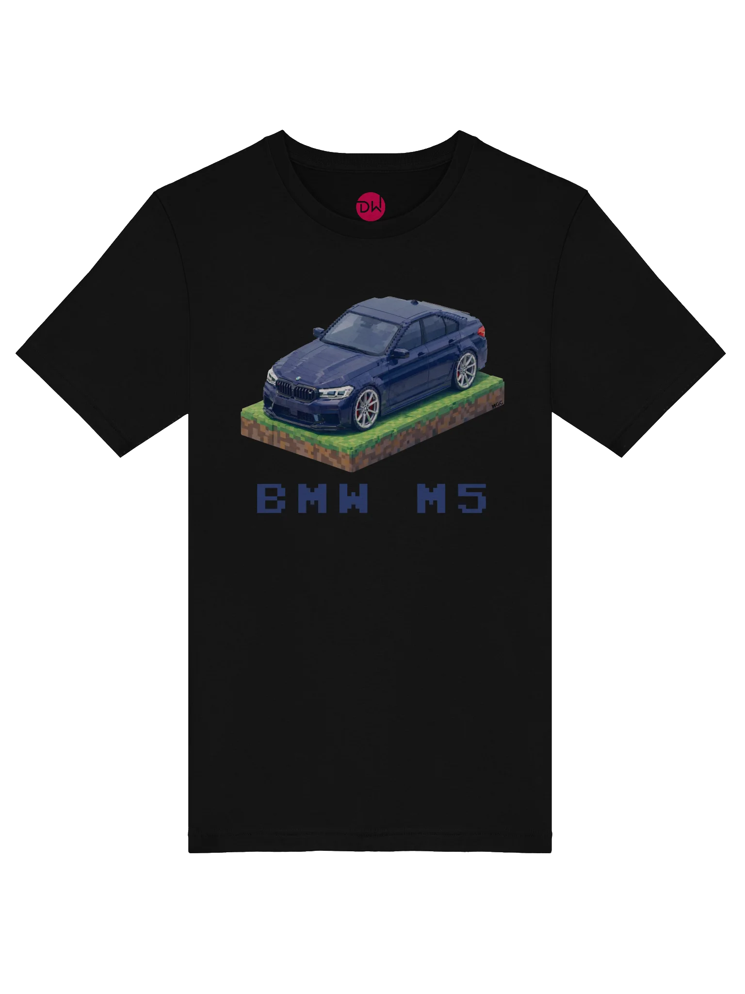 Blue BMW M5 F90 Shirt (Pixel, Retro, Minecraft) product image (37)