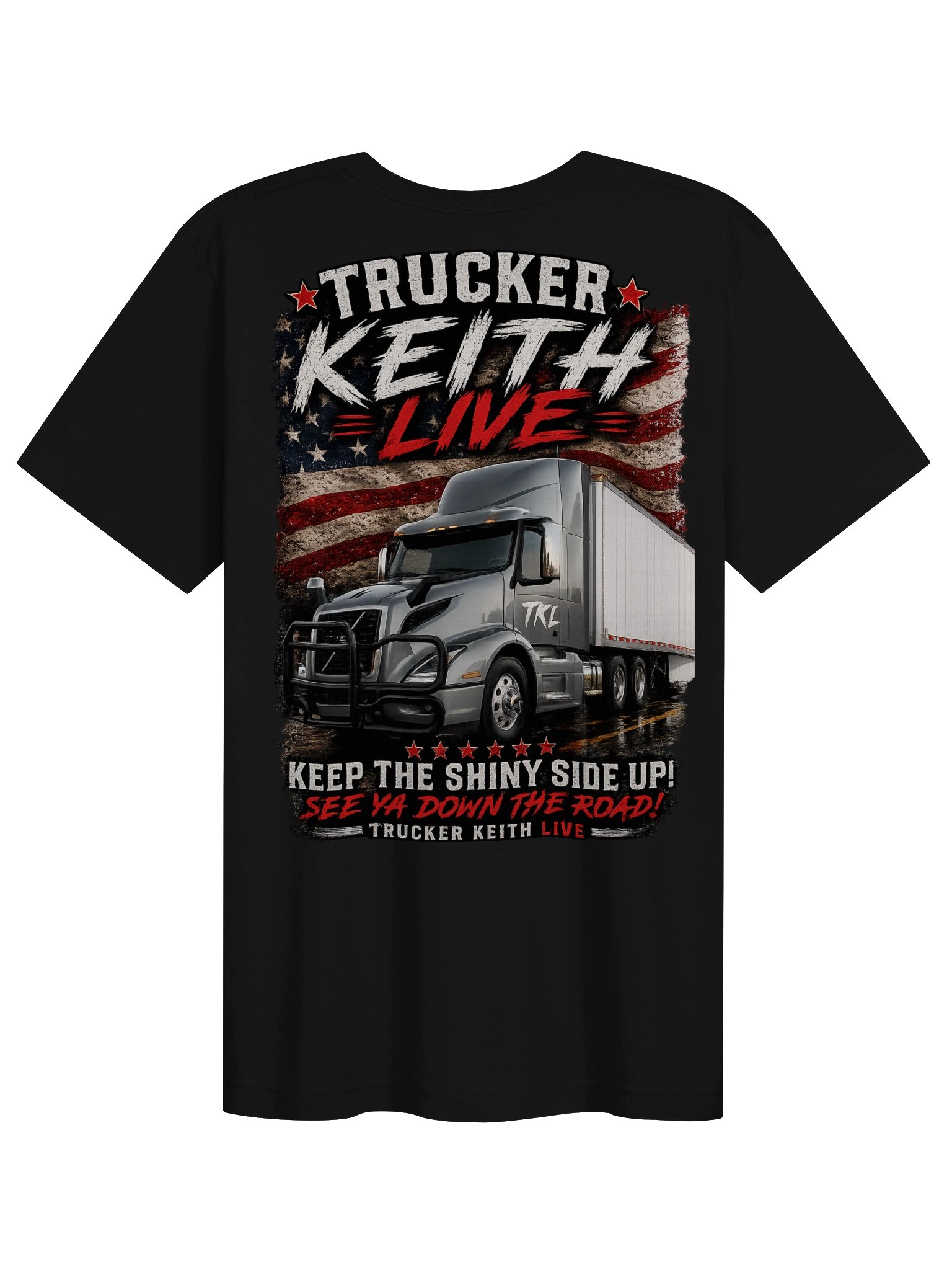 Trucker Keith Live American Logo Tee product image (14)