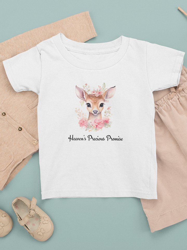 Enchanting Deer Blossom Tee Shirt product image (2)