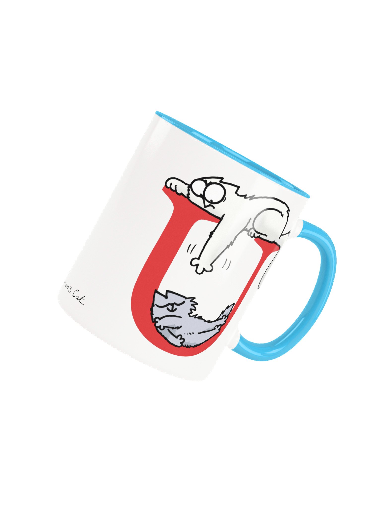 Cat Monogram Mug - U product image (4)