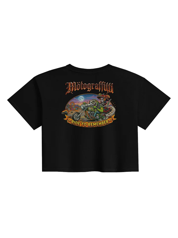 MötoGraffitti "A Ride to Remember" Crop Top product image (2)
