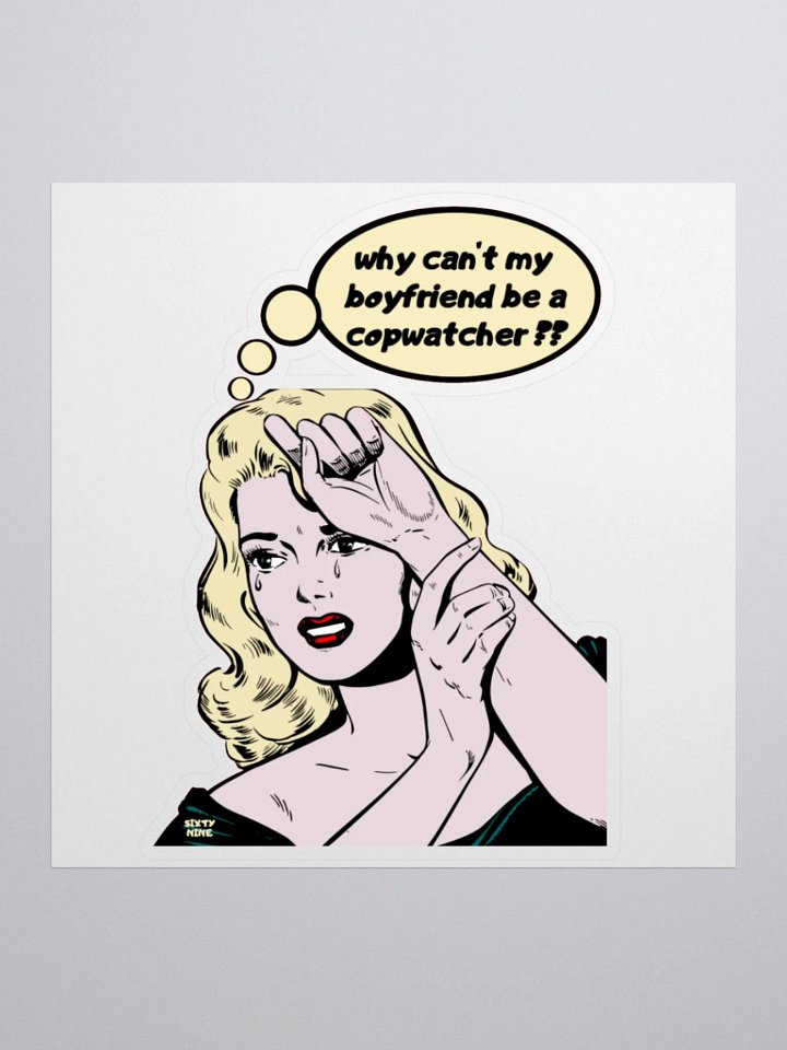WHY CAN'T MY BOYFRIEND BE A COPWATCHER?? product image (1)