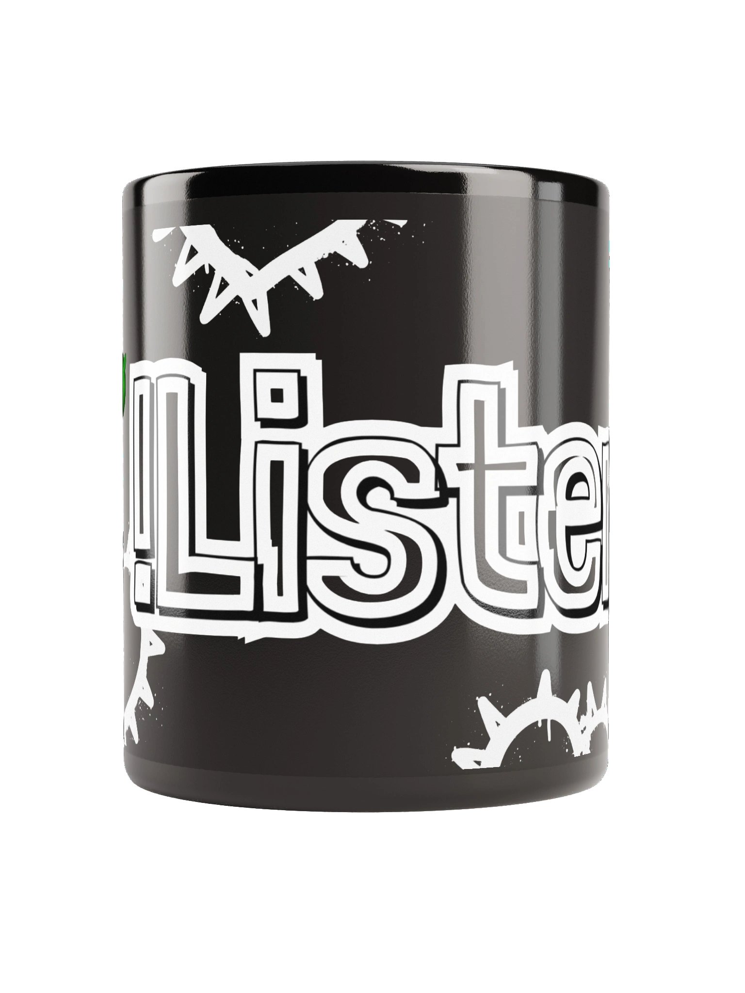 Hand Drawn "Listen!" Mug product image (9)