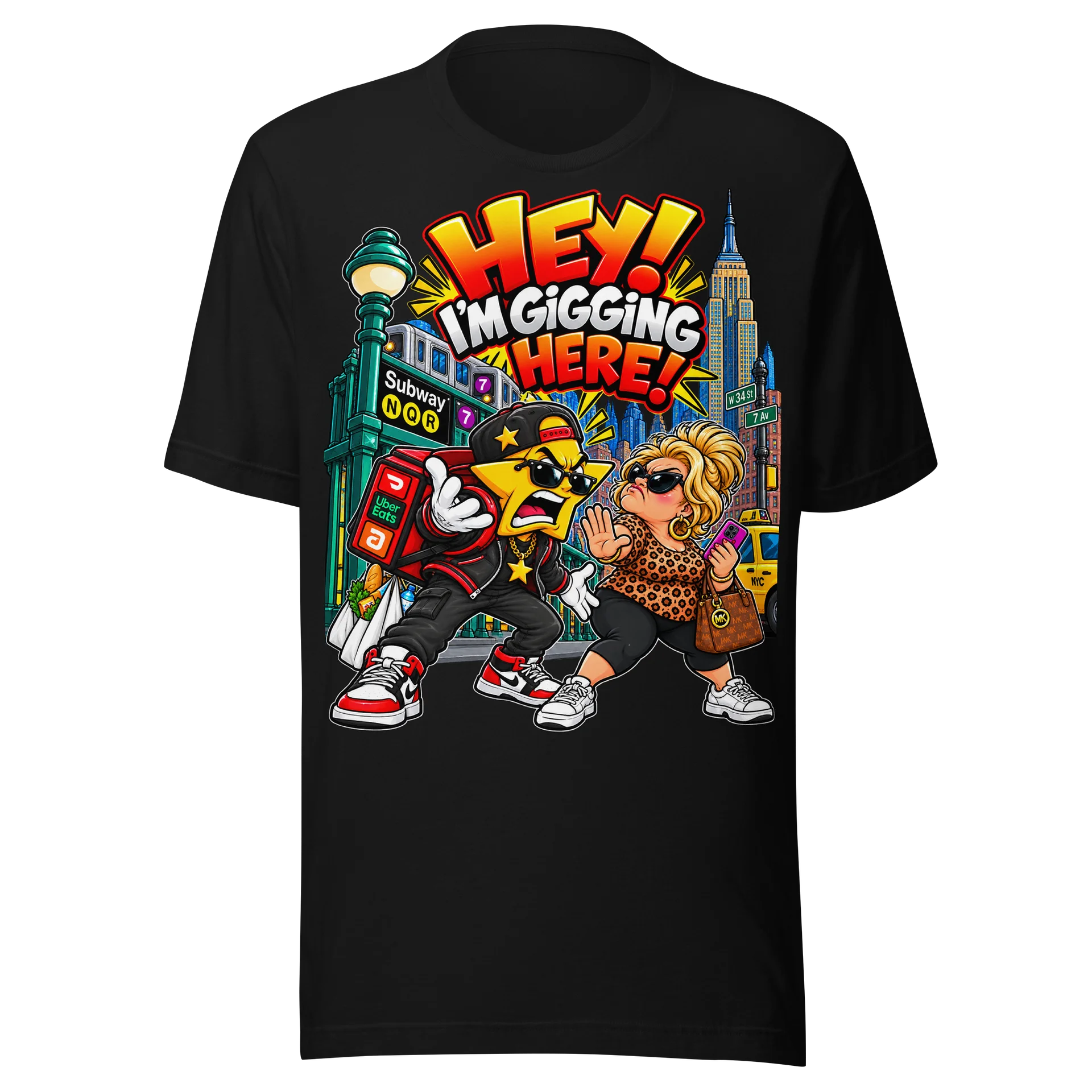 Hey! I’m Gigging Here! – NYC GigStarr Tee product image (1)