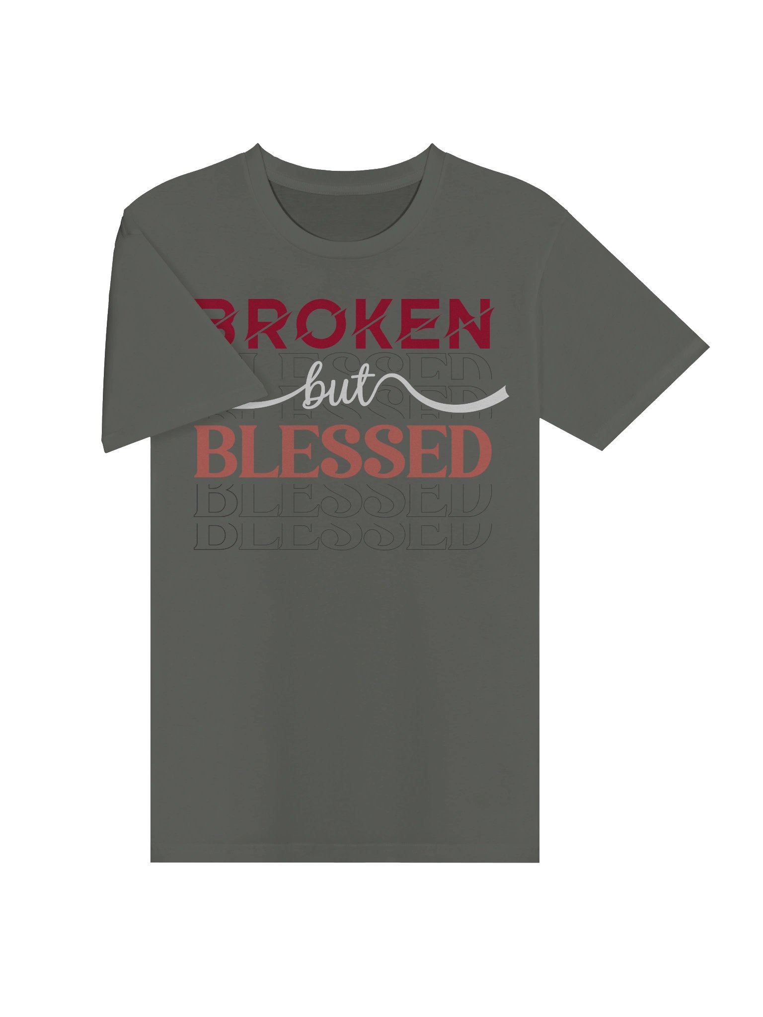 Broken But Blessed Christian Tee product image (3)