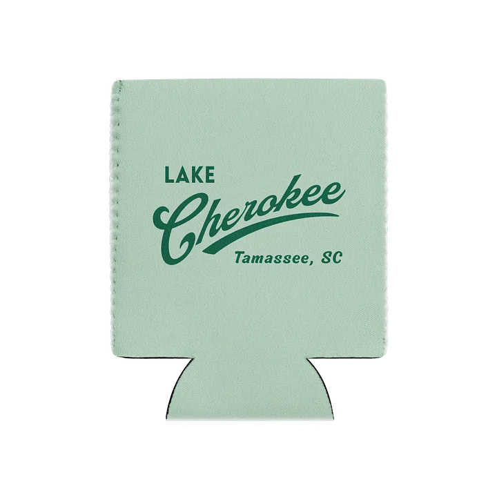 Lake Cherokee Koozie - Green Swoosh product image (1)