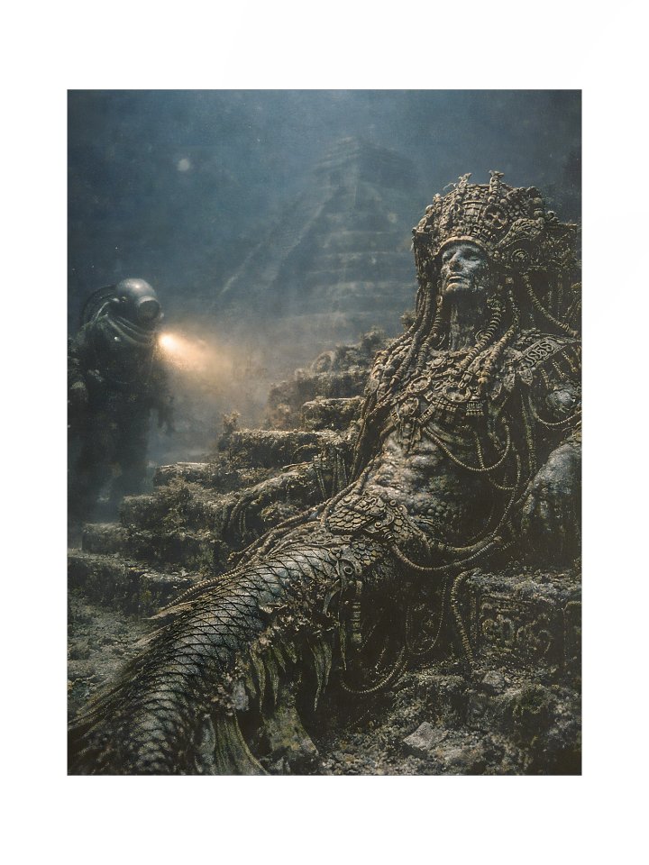 KING OF THE FLOODED TEMPLE — 18X24 MATTE POSTER product image (1)