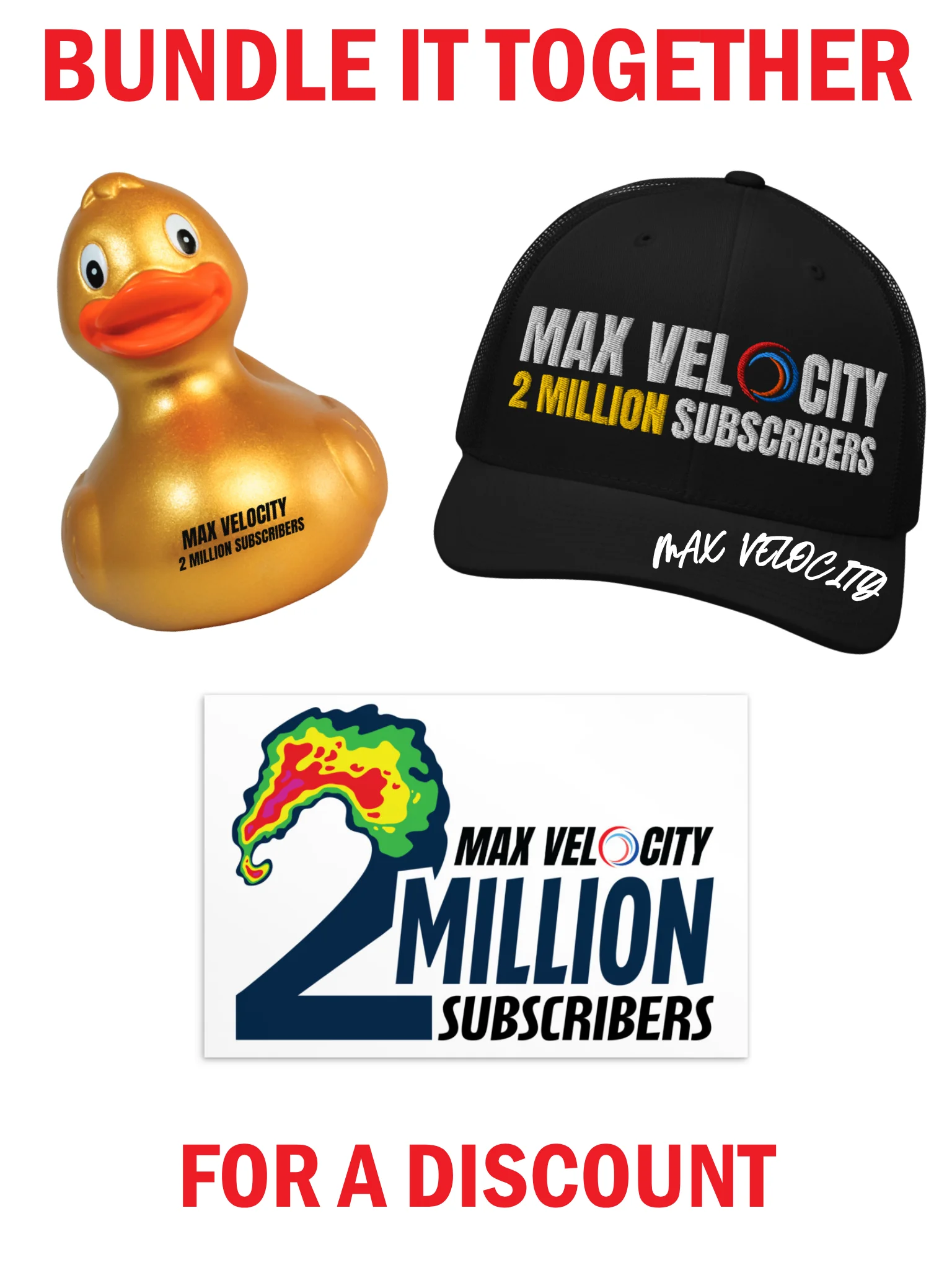 LIMITED EDITION: 2 Million Hat Signed By Max Velocity product image (4)