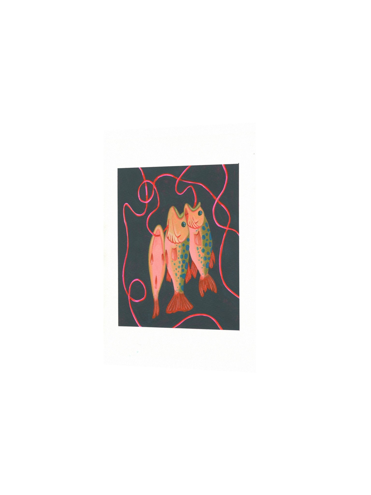 Fish on a Stringer - Print product image (2)