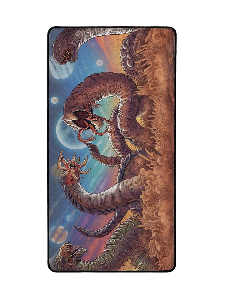 'Koma Coil' Hand Drawn Playmat by DarkSideTokens! product image (2)