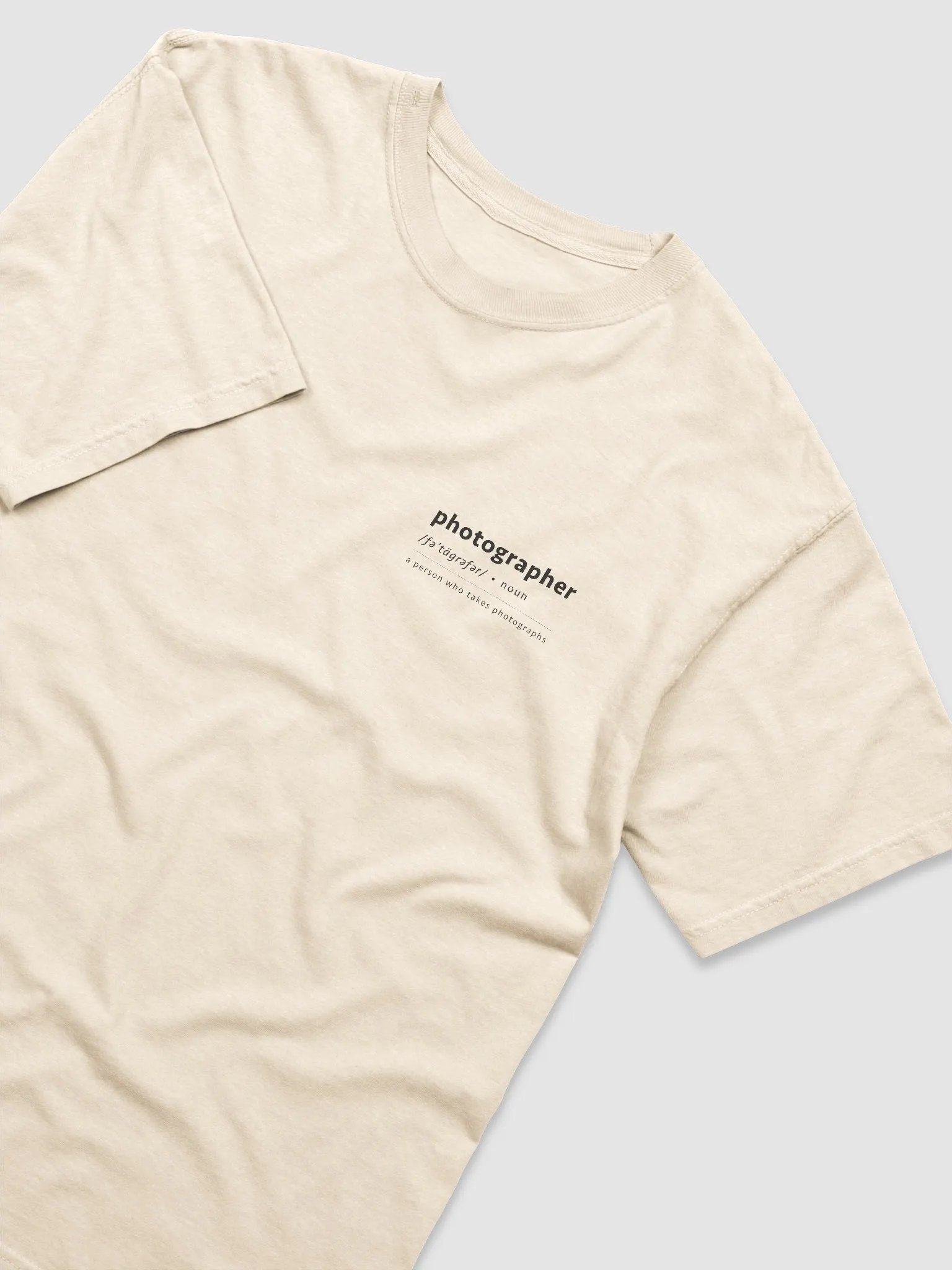 A Person Who Takes Photographs - t-shirt product image (1)