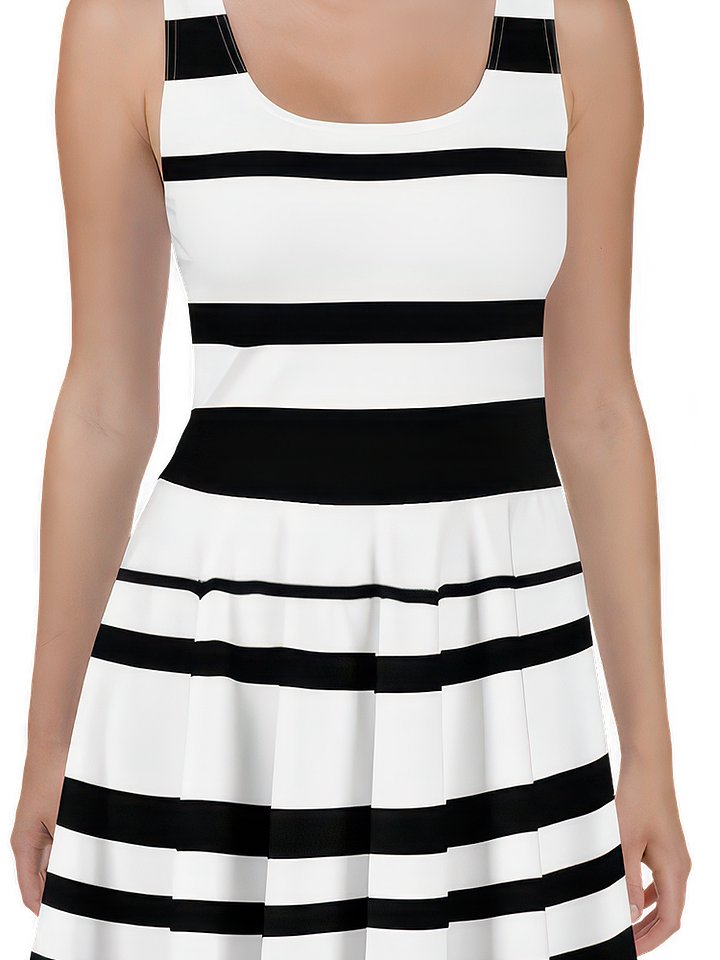Black & White Stripe All-Over Dress product image (2)