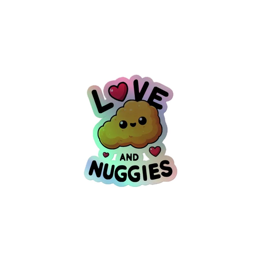 Starry x Niiyorii Collab Nuggies Holographic Sticker product image (1)