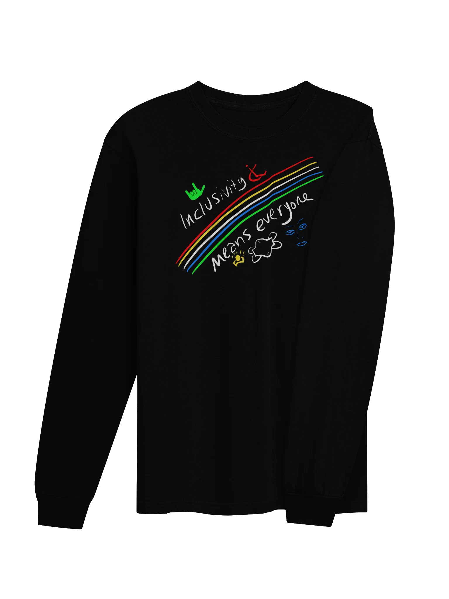 Inclusivity Means Everyone long sleeve tee product image (21)