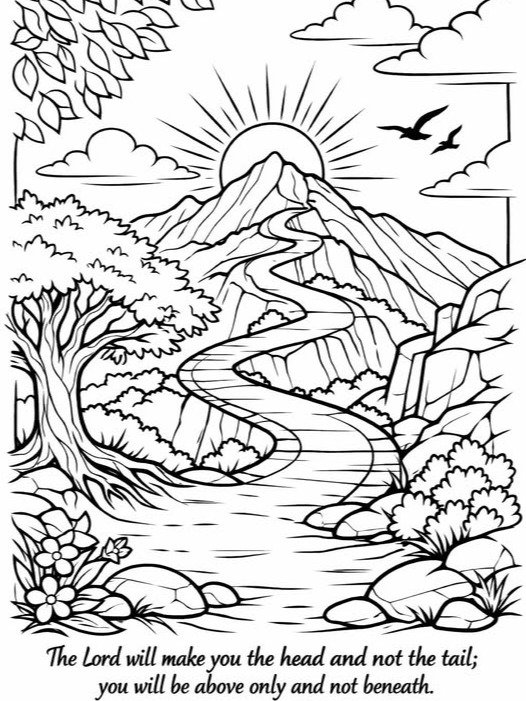 Head and Not the Tail Coloring Page product image (1)