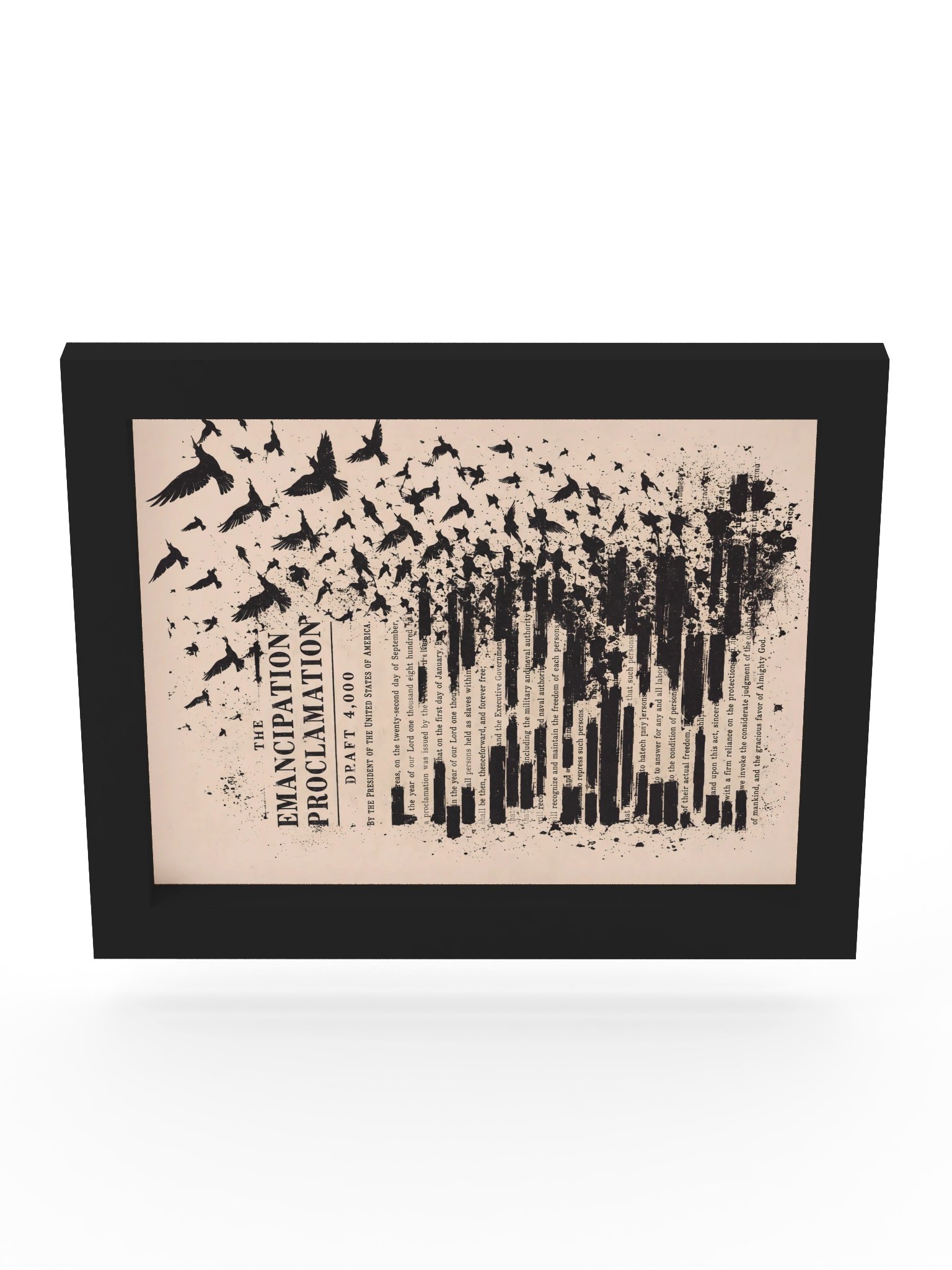 Emancipation Proclamation Distressed Art Print product image (12)