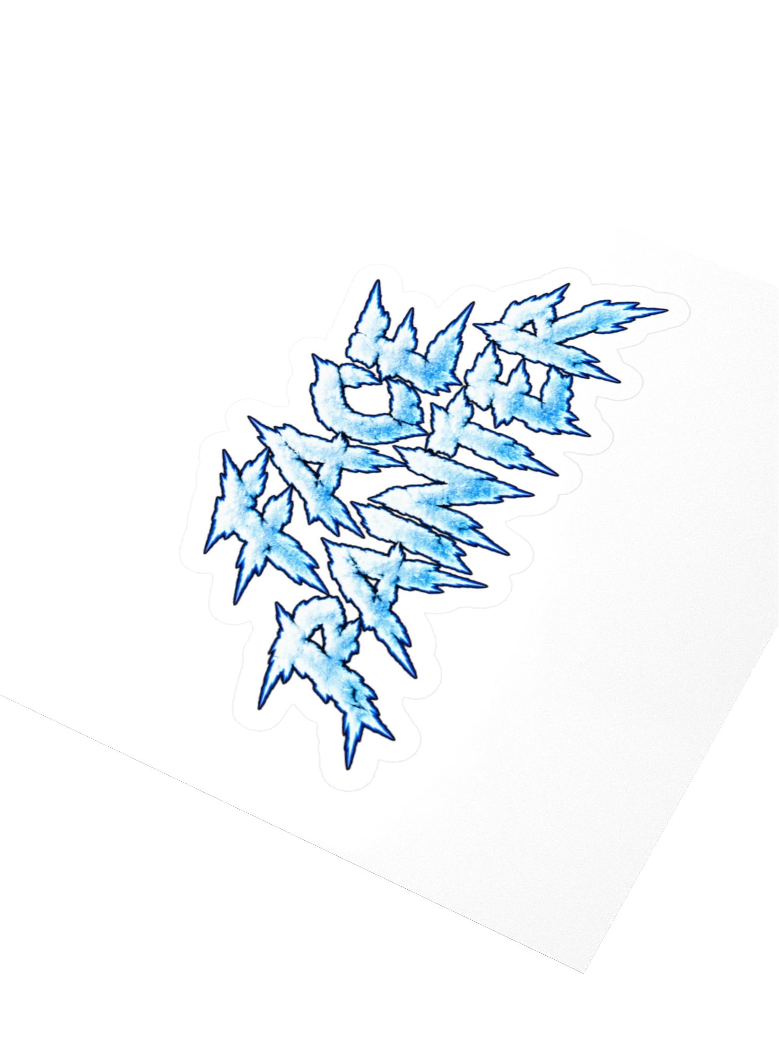 Face Painter Ice Cold Kiss Cut Sticker product image (3)