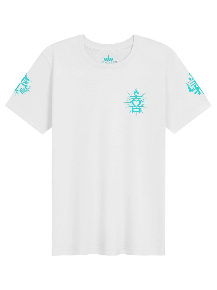 Kingdom Culture Graphic Tee – Righteousness, Peace, & Joy (Azure) product image (1)