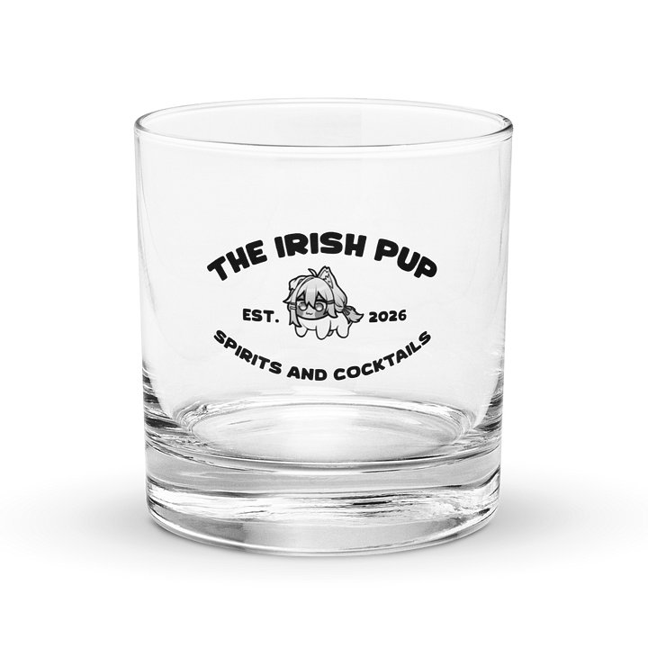 The Irish Pup Rocks Glass product image (1)