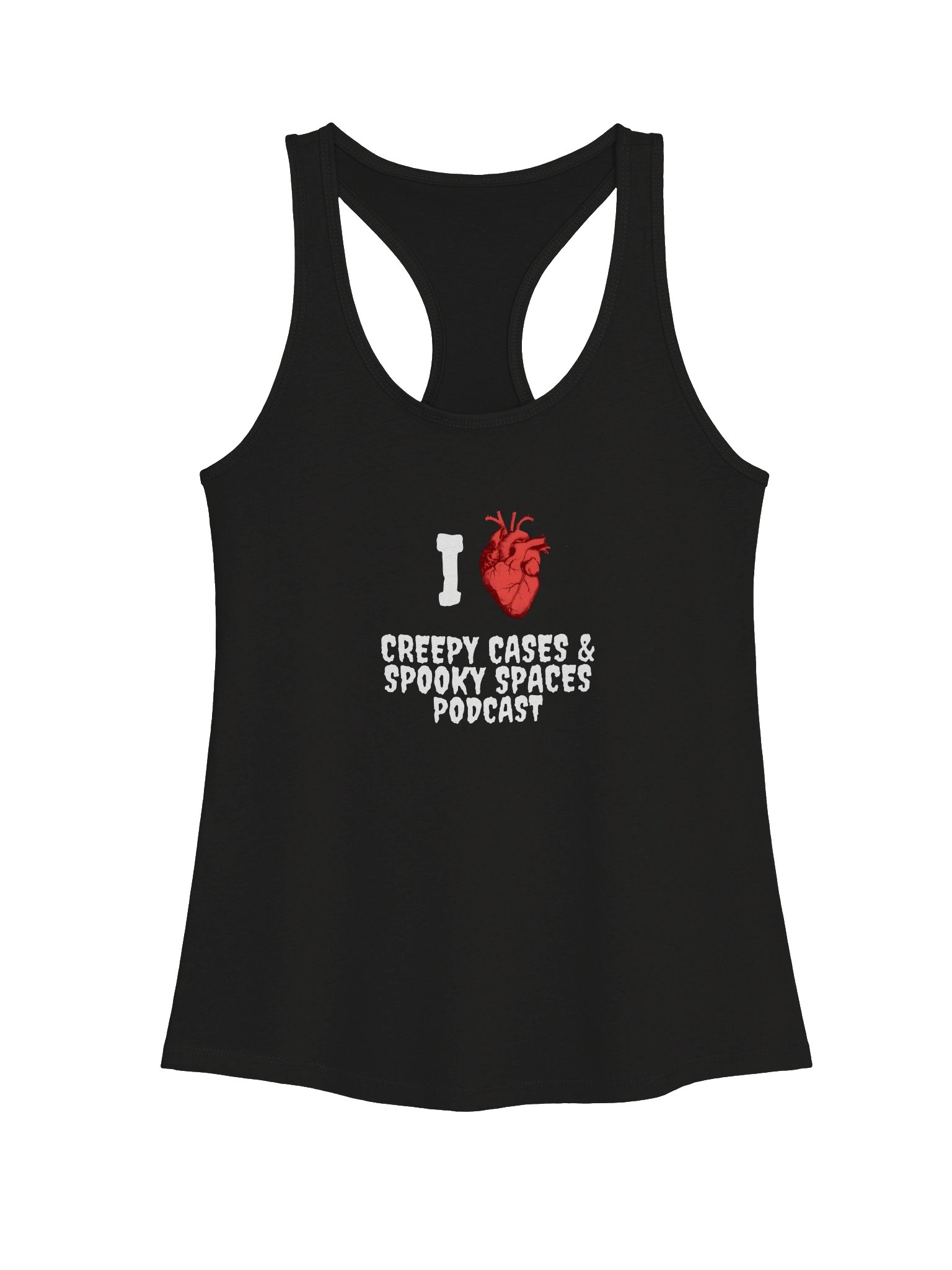 Creepy Cases & Spooky Spaces Women's Racerback product image (1)