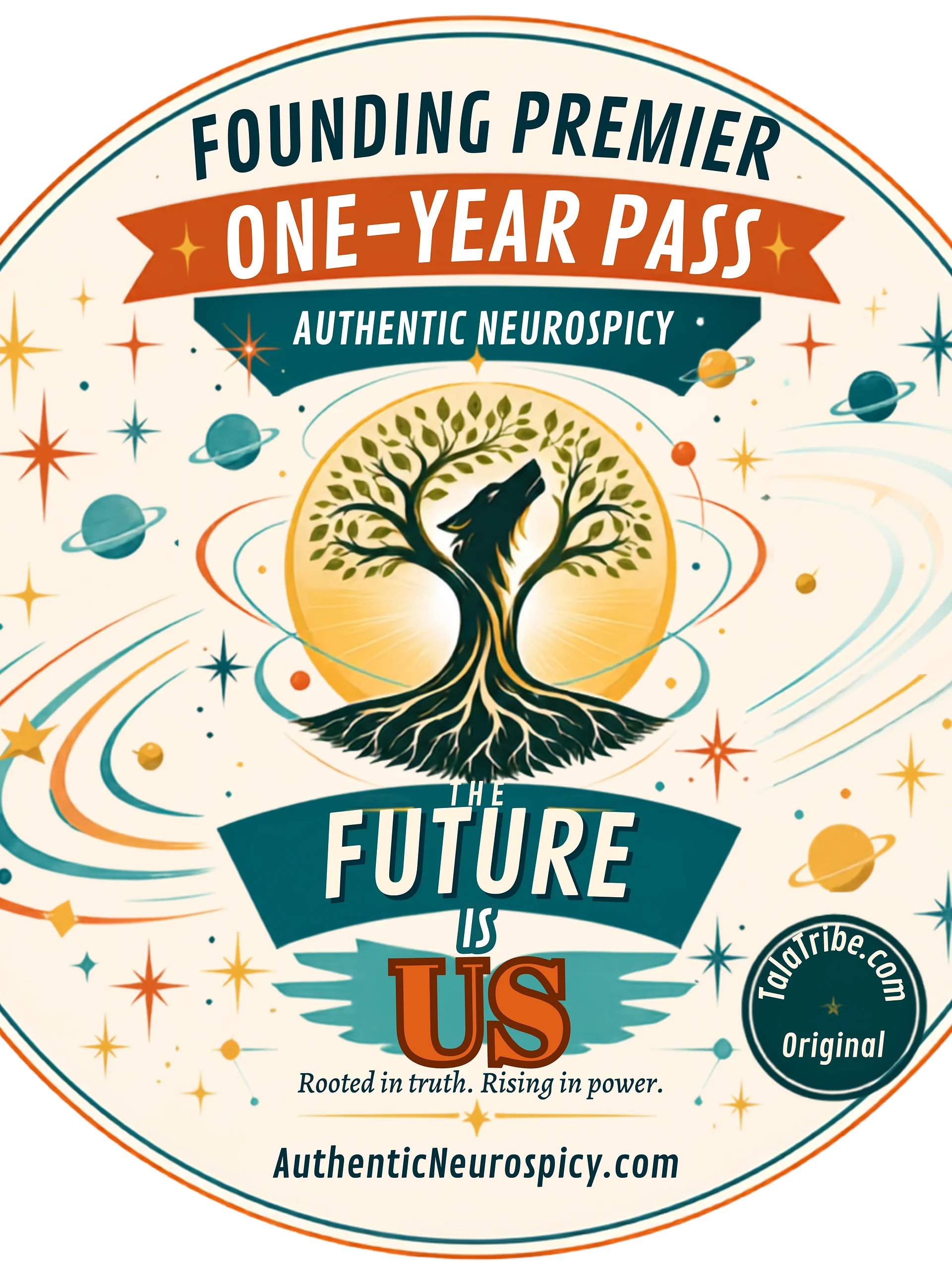 TALA Tribe Founding Pass — One Year of Authentic Neurospicy Crazy Head Premier product image (1)