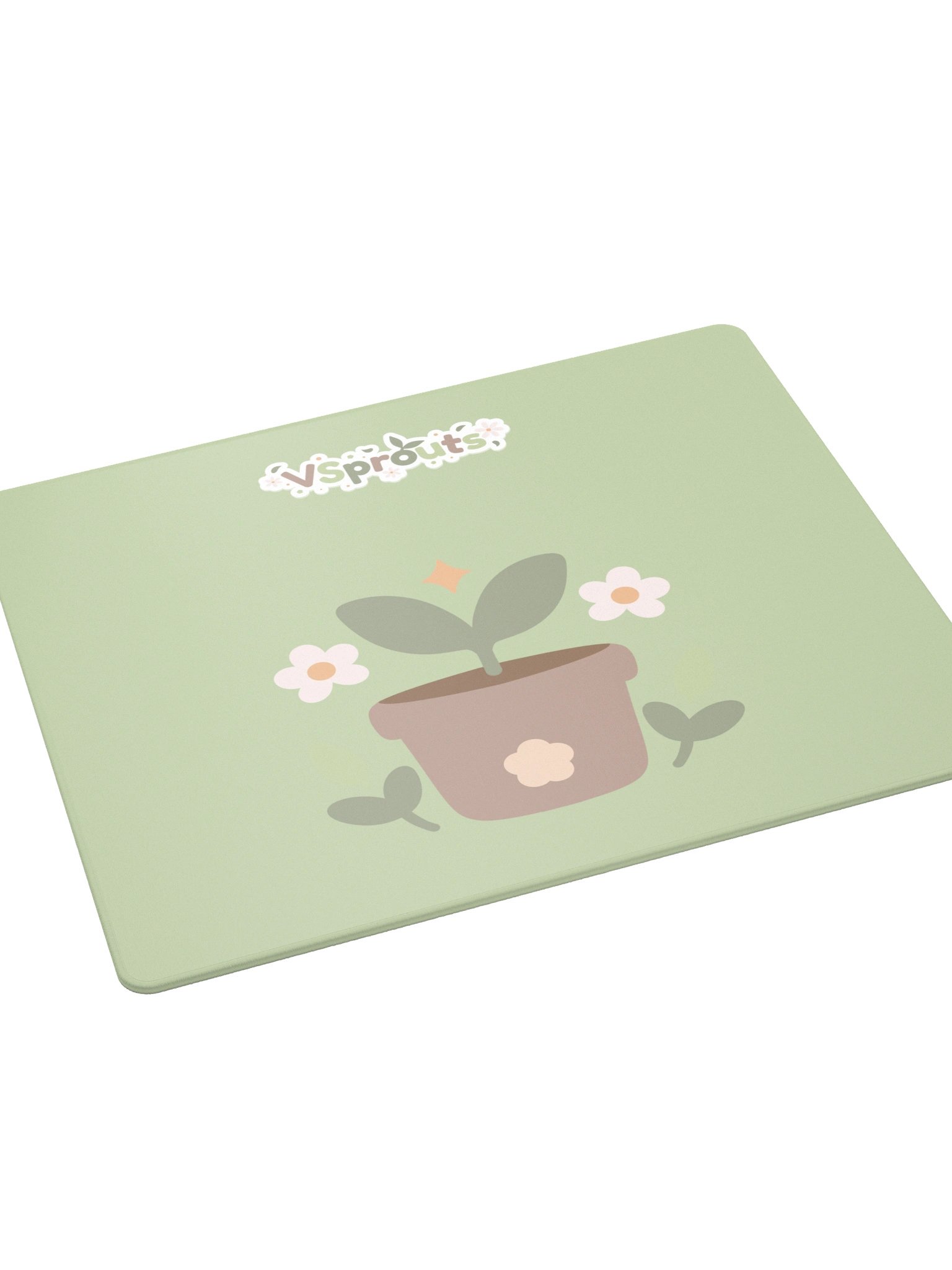 VSprouts logo and name - Mouse mat product image (3)