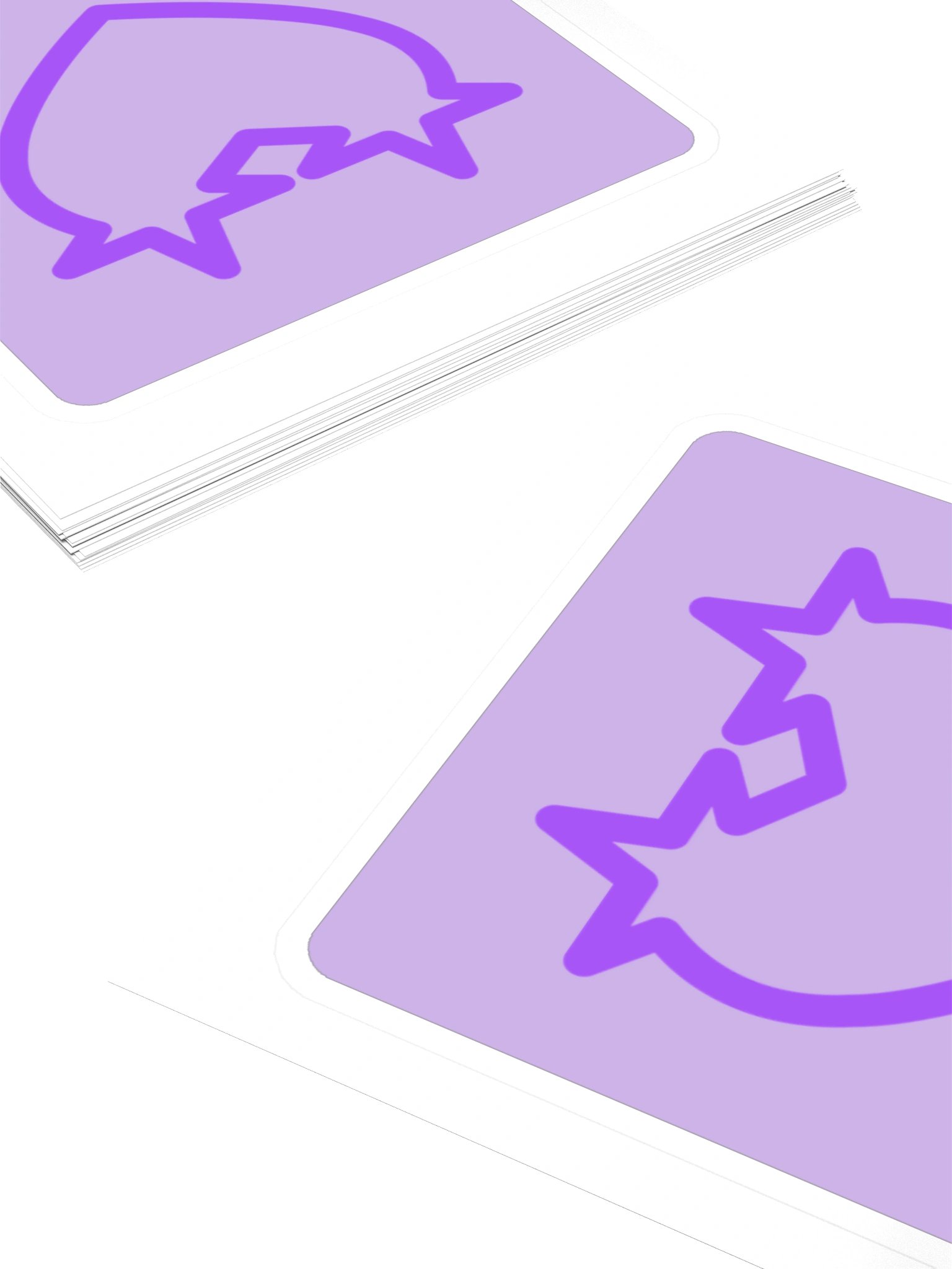 Star Heart — Block Sticker product image (4)