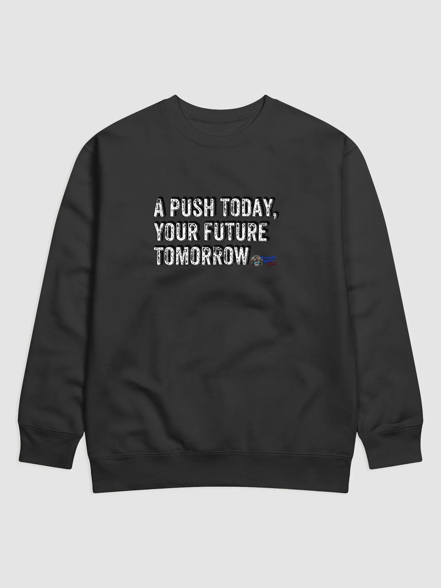 "A Push Today" Premium Crewneck Sweatshirt - Tranquilo Quieto Brand product image (1)