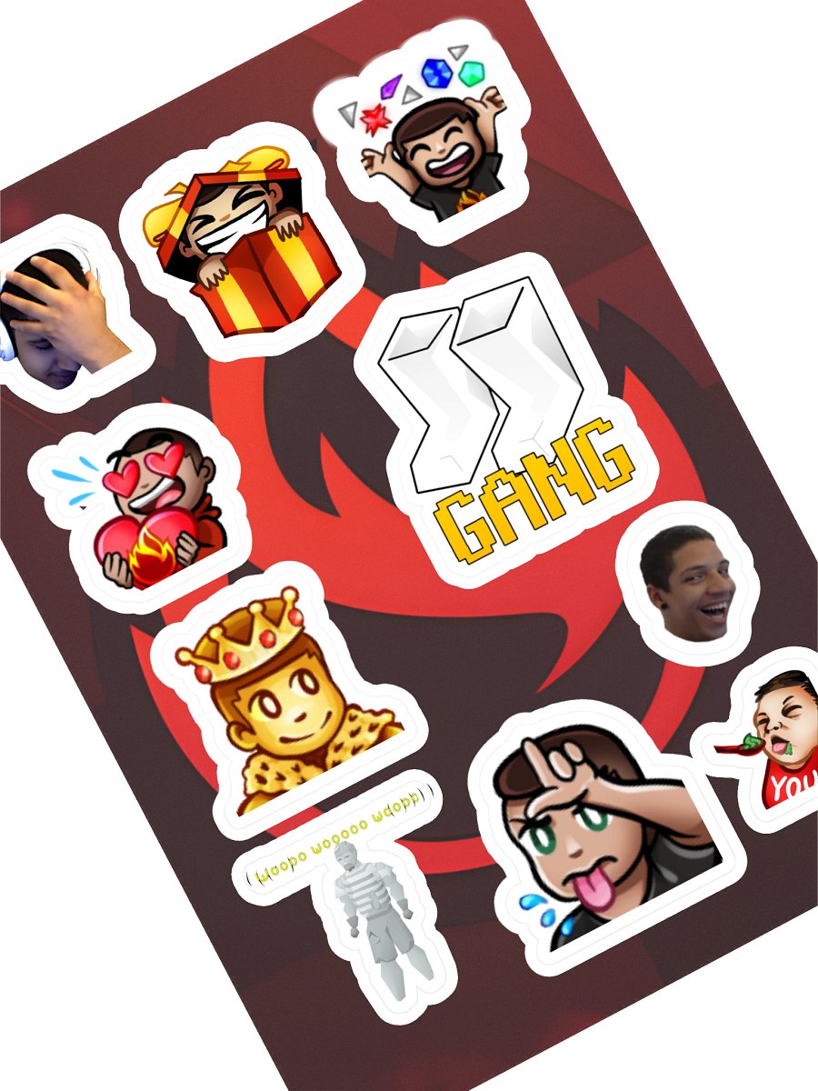 Emote Sticker Sheet product image (1)