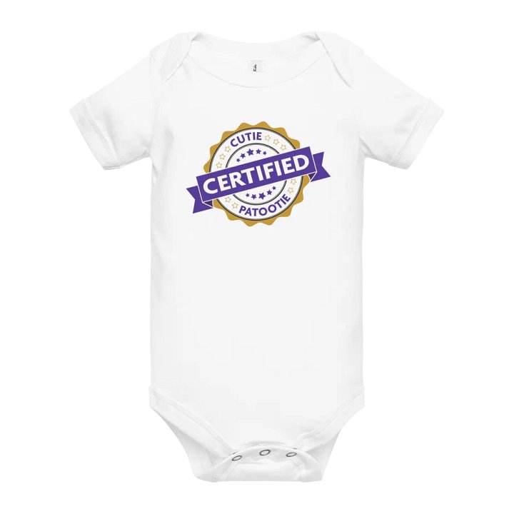 Certified Cutie Patootie Baby One Piece product image (1)