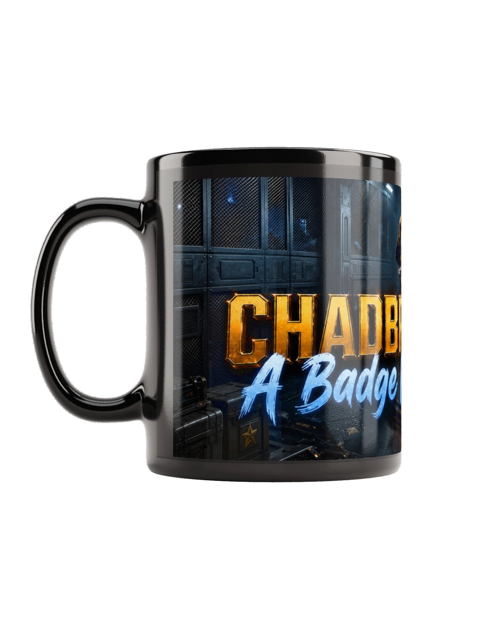 A Badge Worth Tapping Mug product image (1)