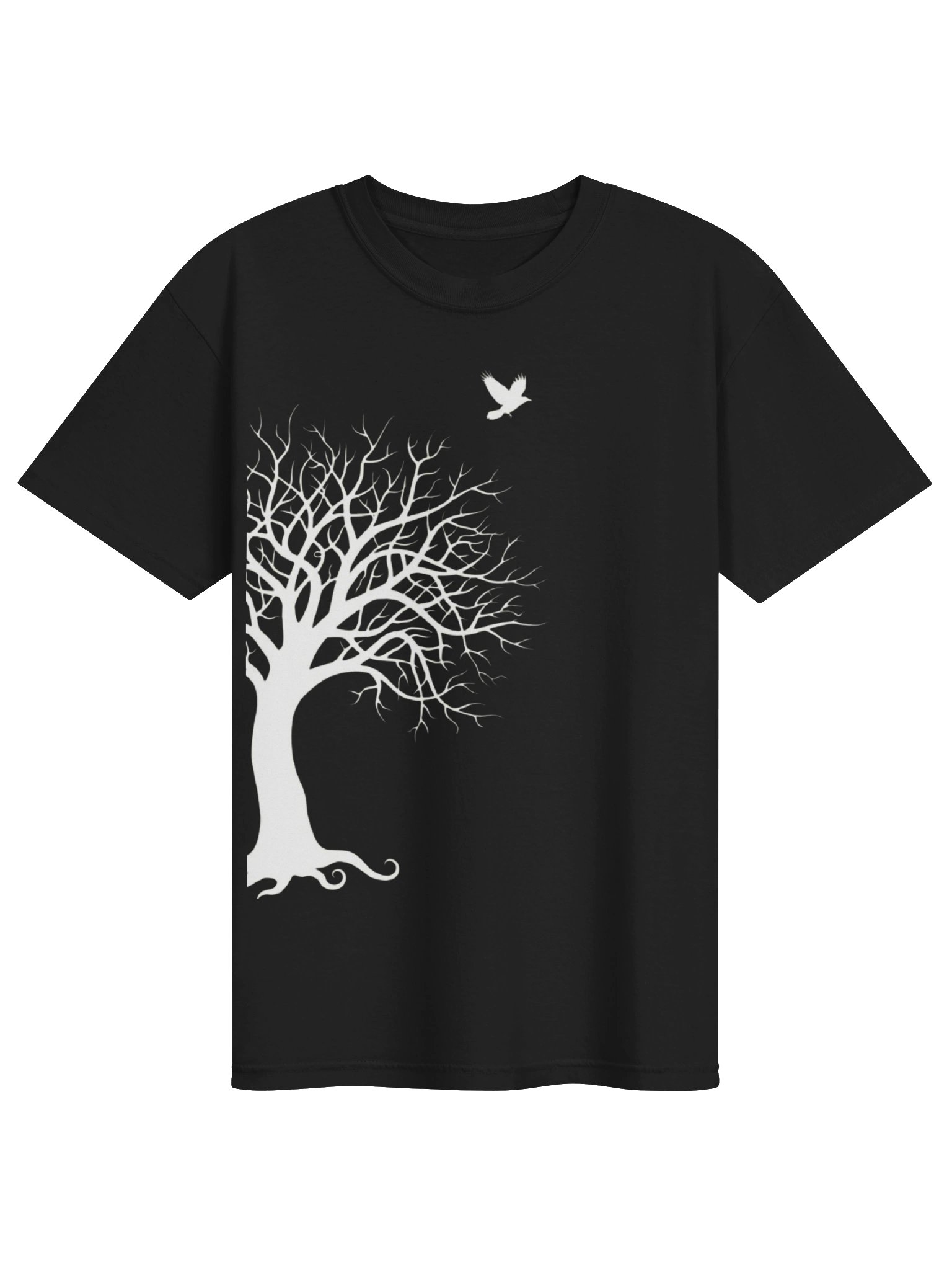 White Bird Tree Silhouette Tee product image (3)