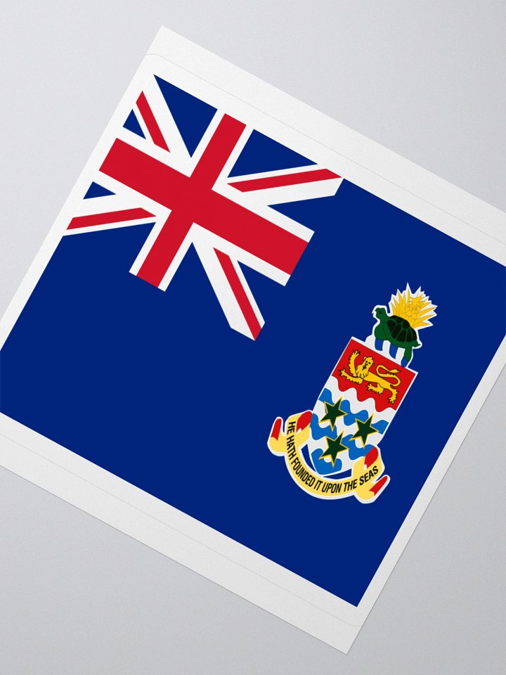 Cayman Islands Flag Sticker | Union Jack Design | Durable Vinyl | 3 Sizes product image (5)