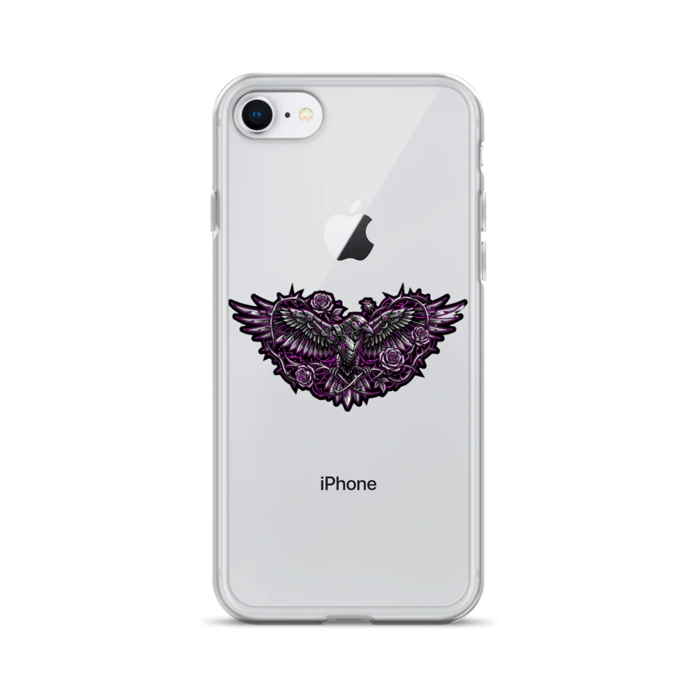 Mechanical Rose Wings iPhone Clear Case product image (28)