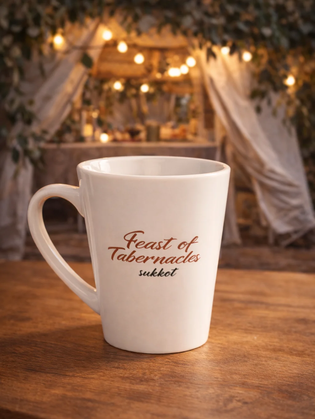 Feast of Tabernacles | Sukkot — Feast Days Latte Mug product image (1)