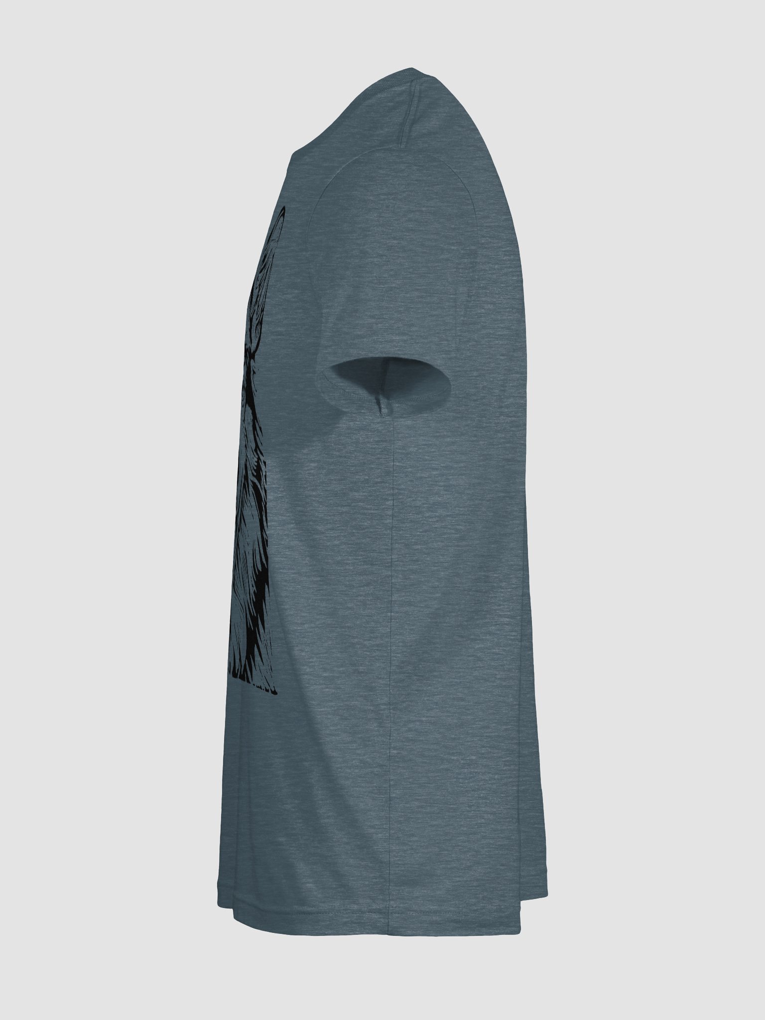 Smiling Pup Line Drawing T-Shirt product image (19)