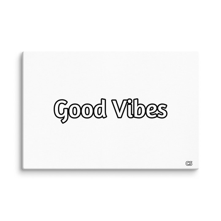 Good Vibes, CS 40"x60" Wall Art product image (1)