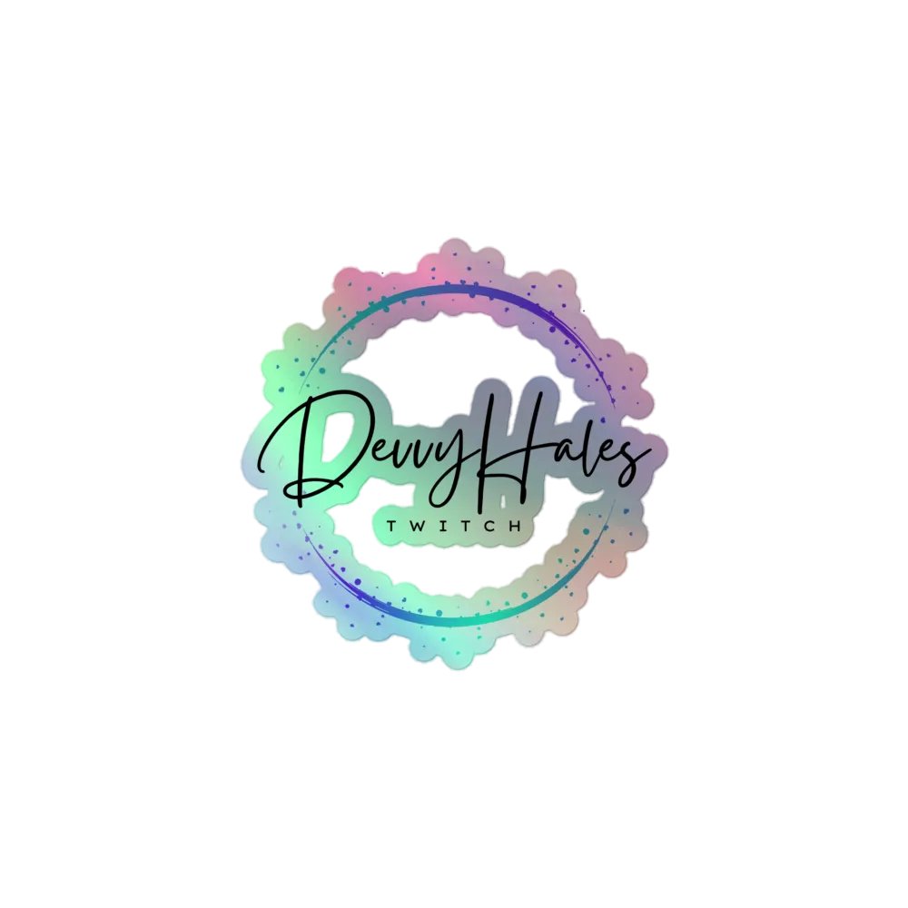 DevvyHales (Holographic Stickers) product image (1)