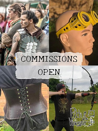 Been working on a lot of commissions lately, and I love how different they all are.

One week it’s a harness, the next it’s a...