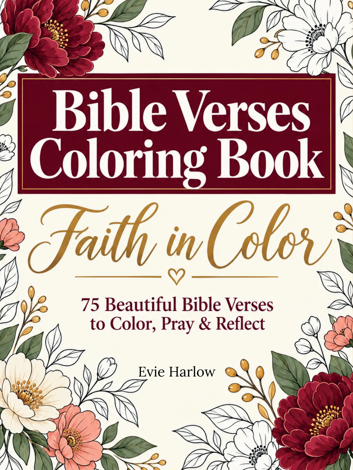 Bible Verses Coloring Book product image (1)