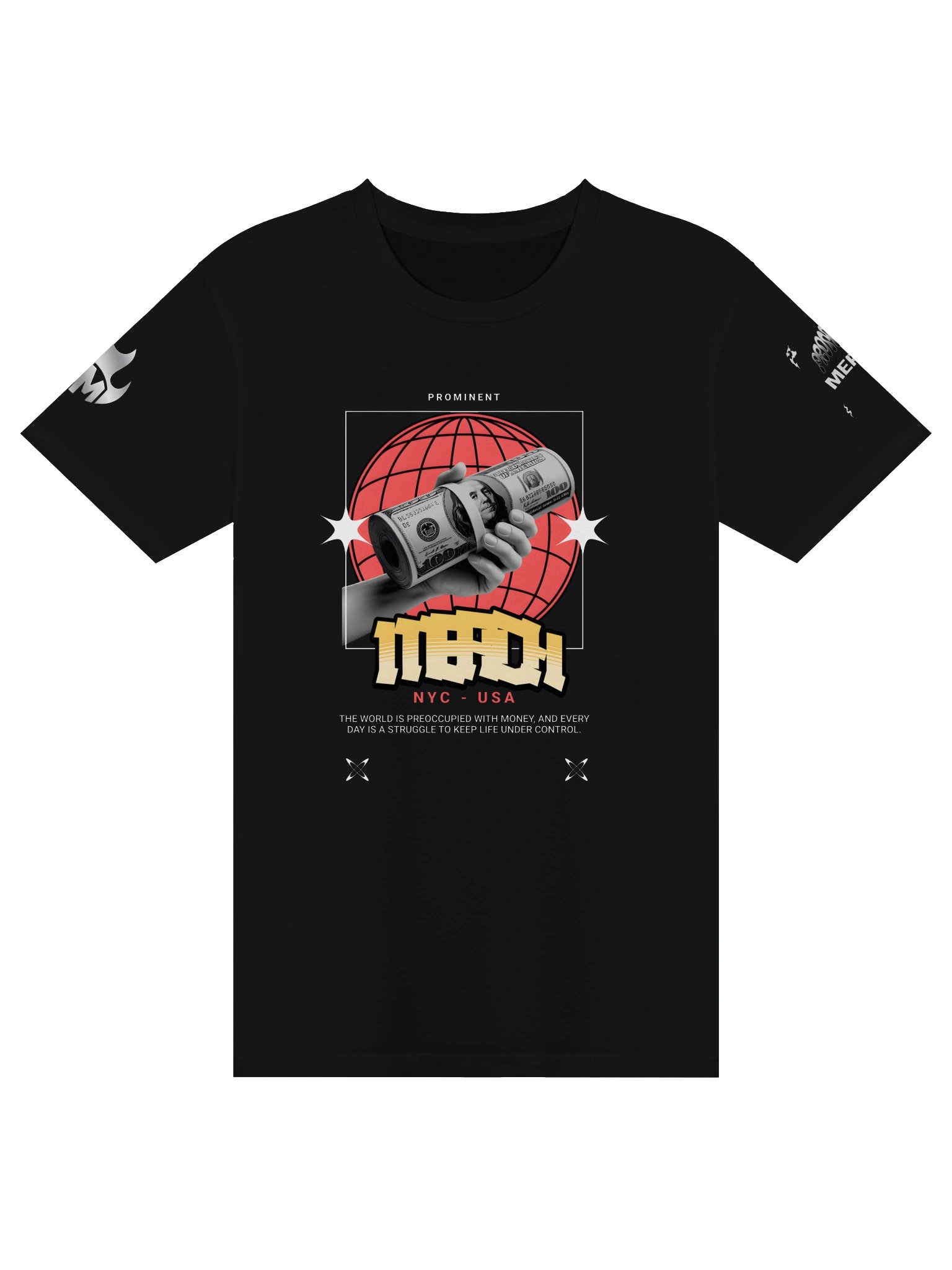 Unisex Prominent NYC Money Graphic Tee product image (1)