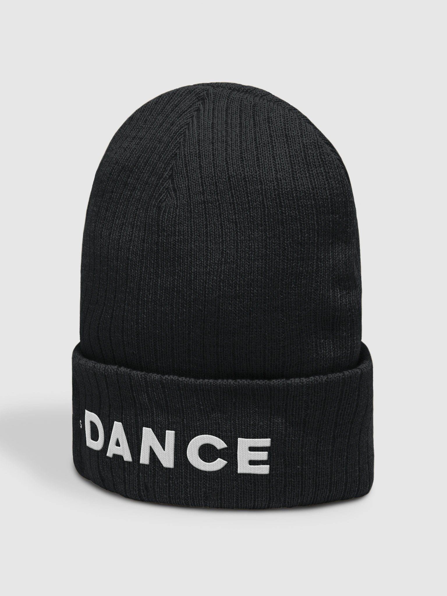 DANCE Ribbed Knit Beanie - Black product image (4)