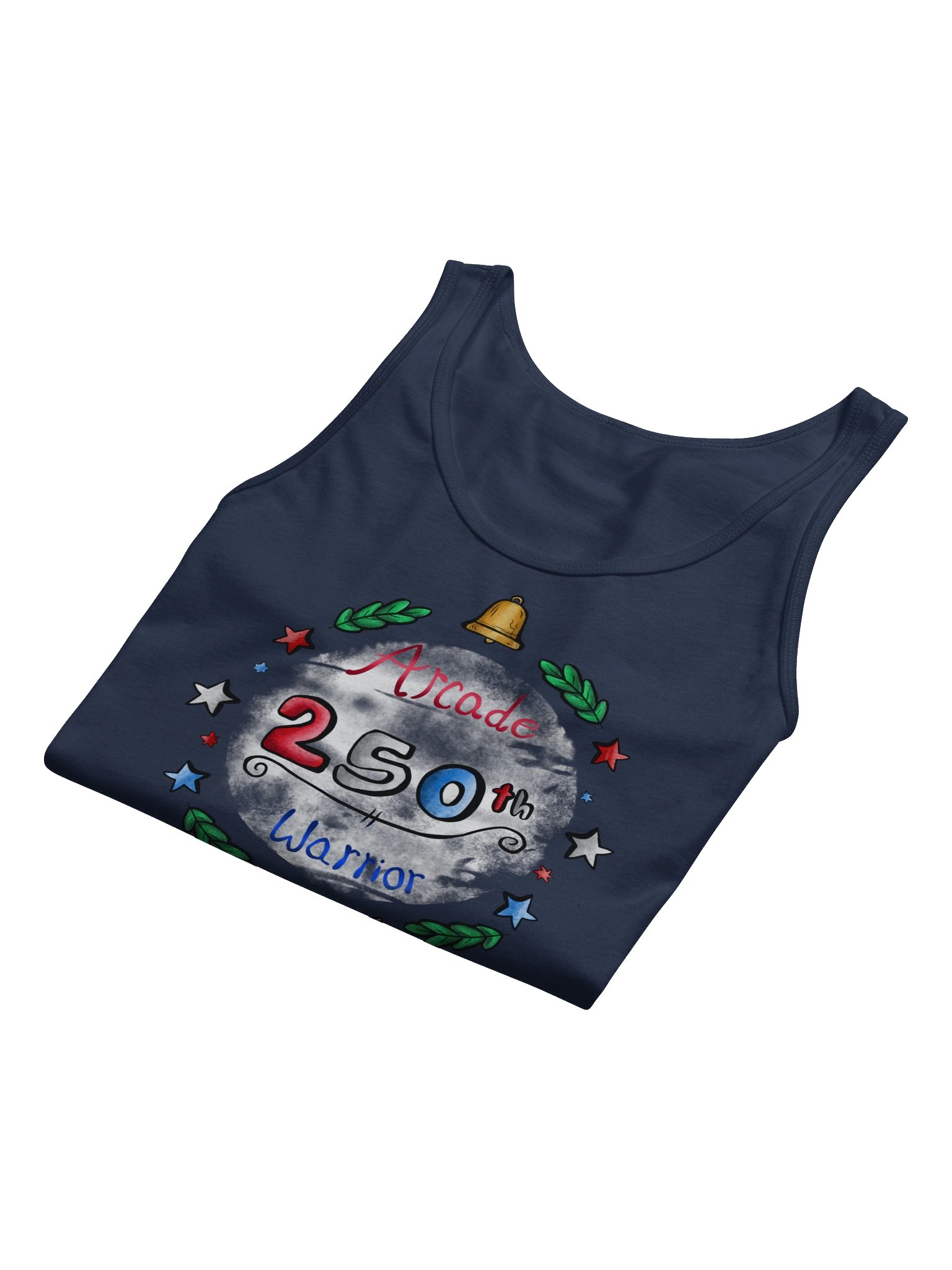 Arcade Warrior America 250 Logo Men's Tank Top product image (36)
