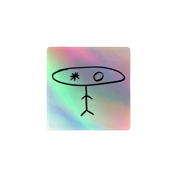All For Nothing (sticker - holographic) product image (1)