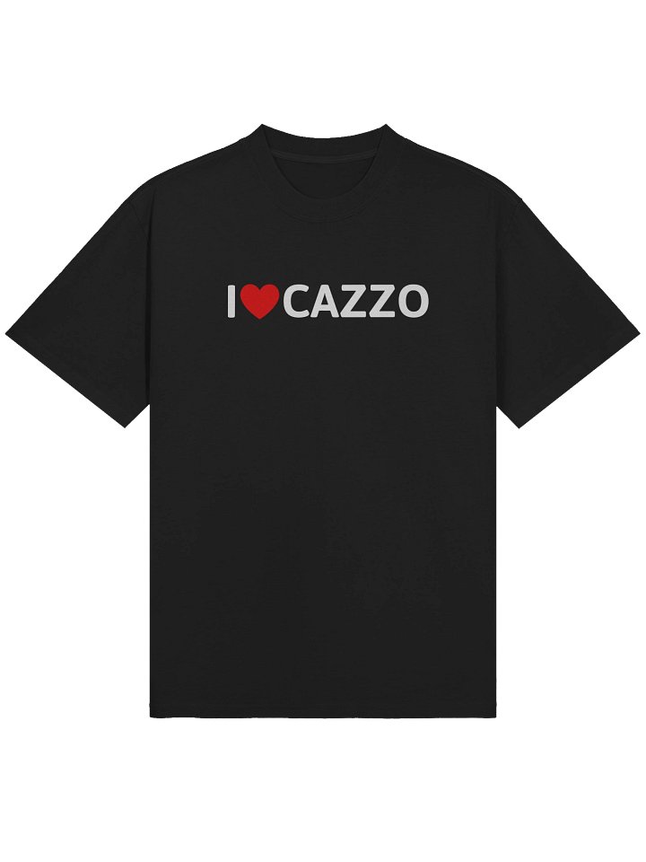 i ♥️ cazzo t-shirt black product image (1)