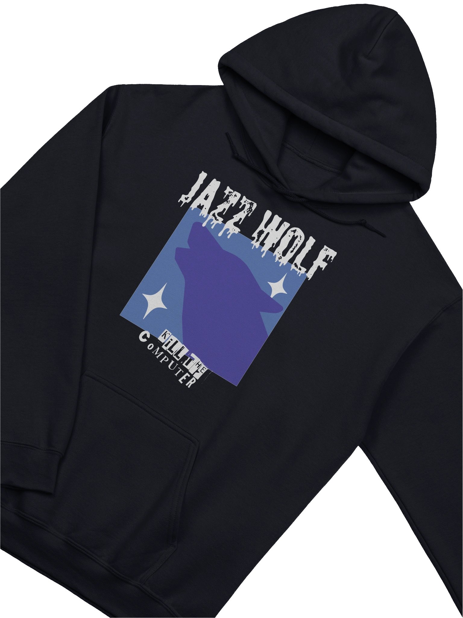 Jazz Wolf Gildan Unisex Hoodie product image (3)